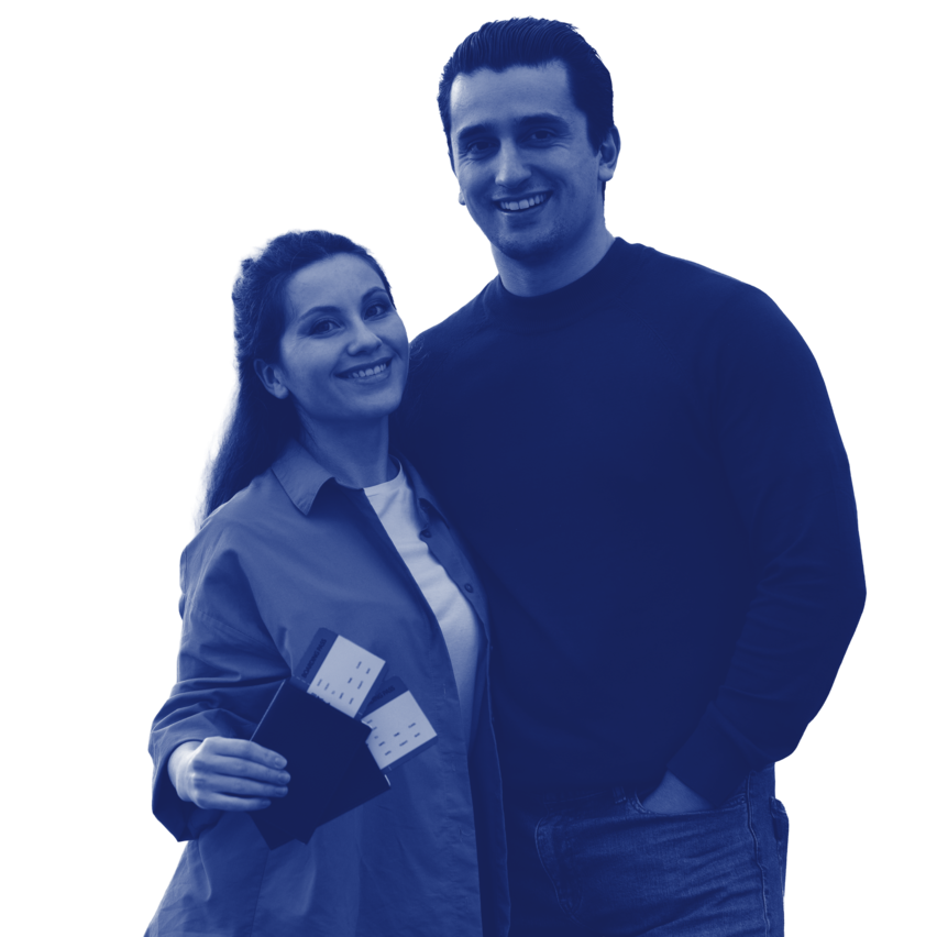 Two school children representing education planning