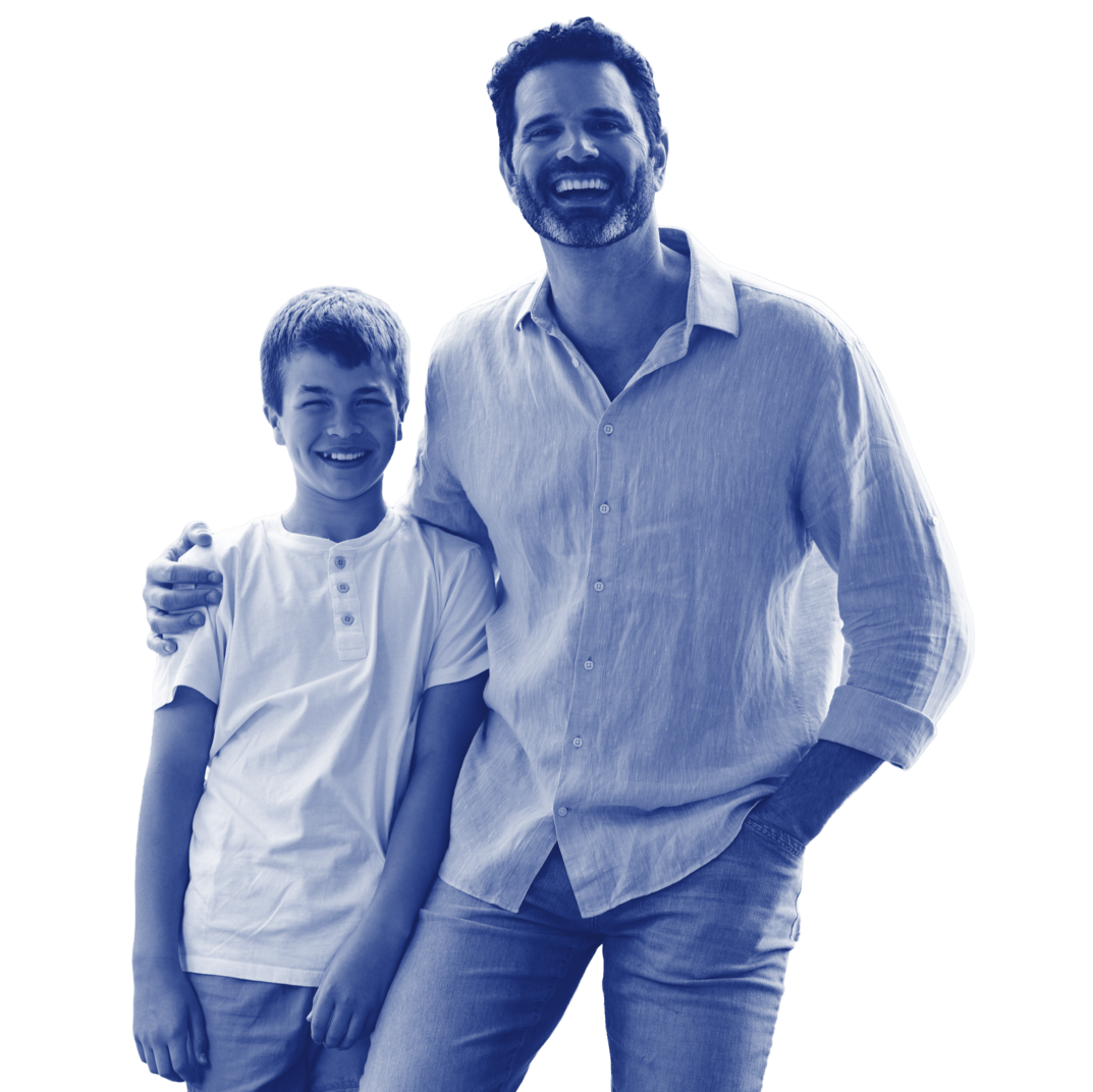 Two school children representing education planning