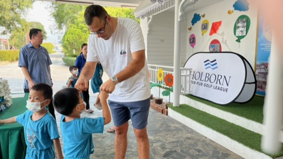 Holborn team receiving certificate of appreciation