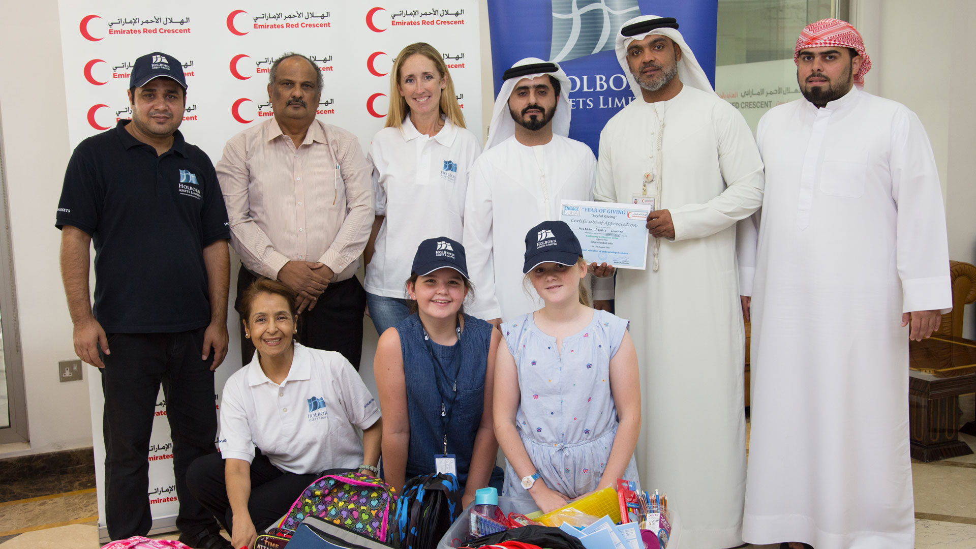 Holborn Assets donation for Red Crescent