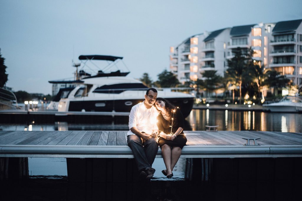 couple in a marina-Holborn