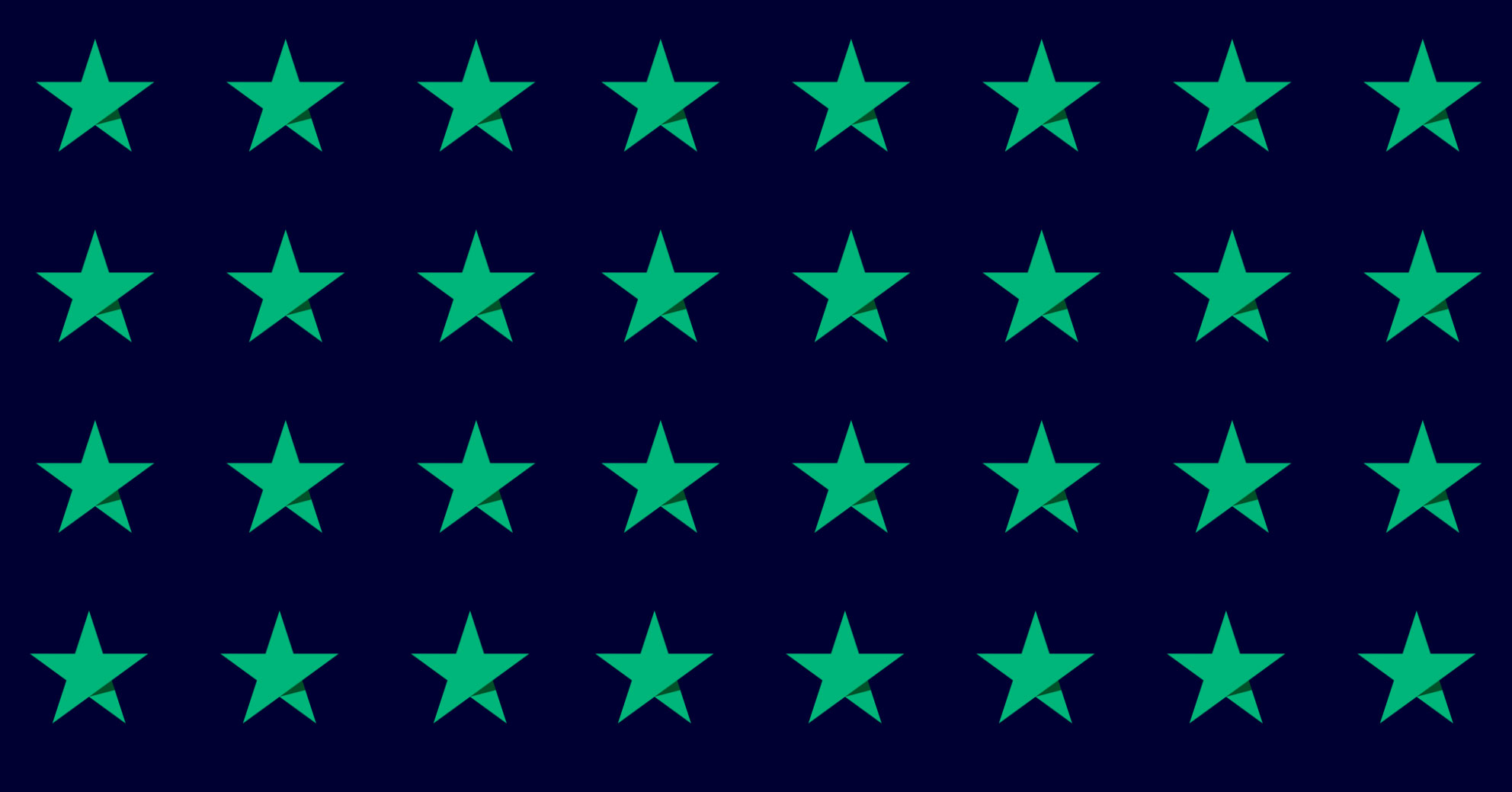 An image of Trustpilot stars on the navy blue background. Snapshot - what is Trustpilot