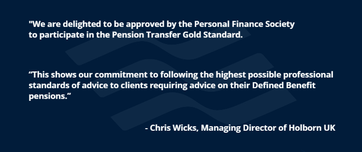 Quote from Chris Wicks, managing director at Holborn UK