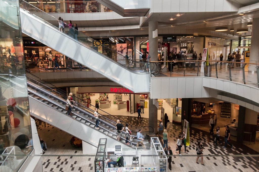 mall stairs