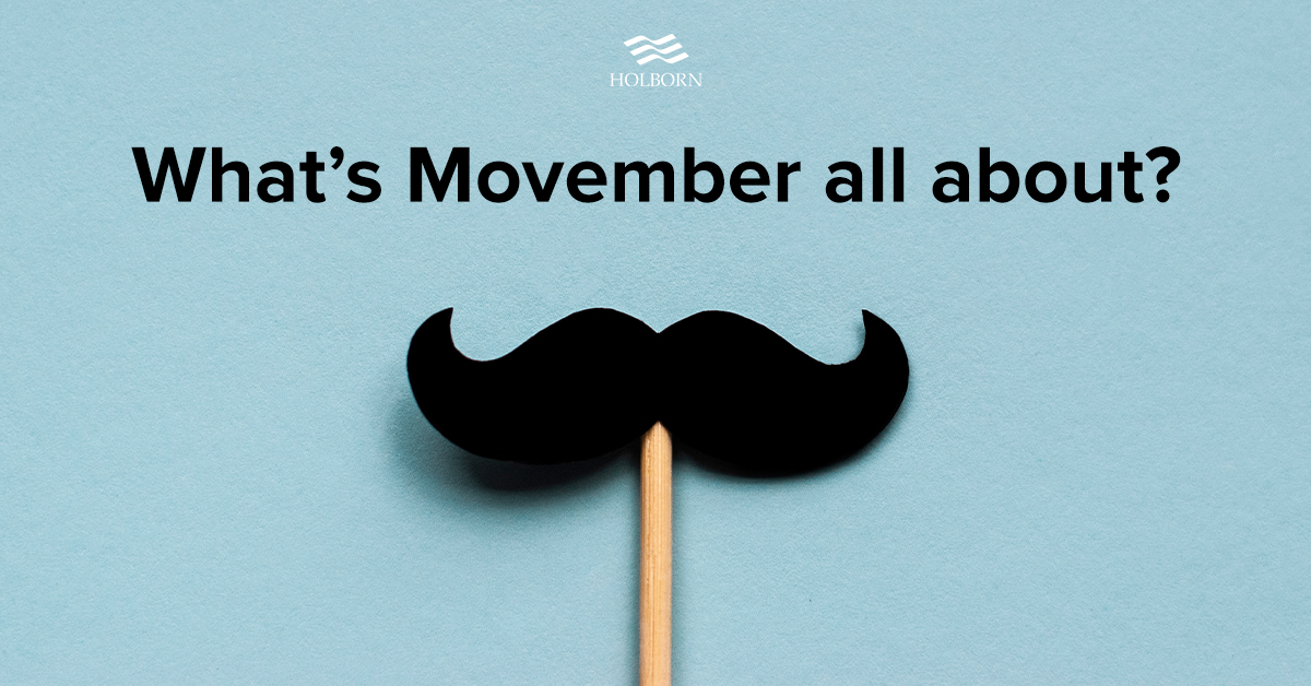Holborn is supporting Movember this month