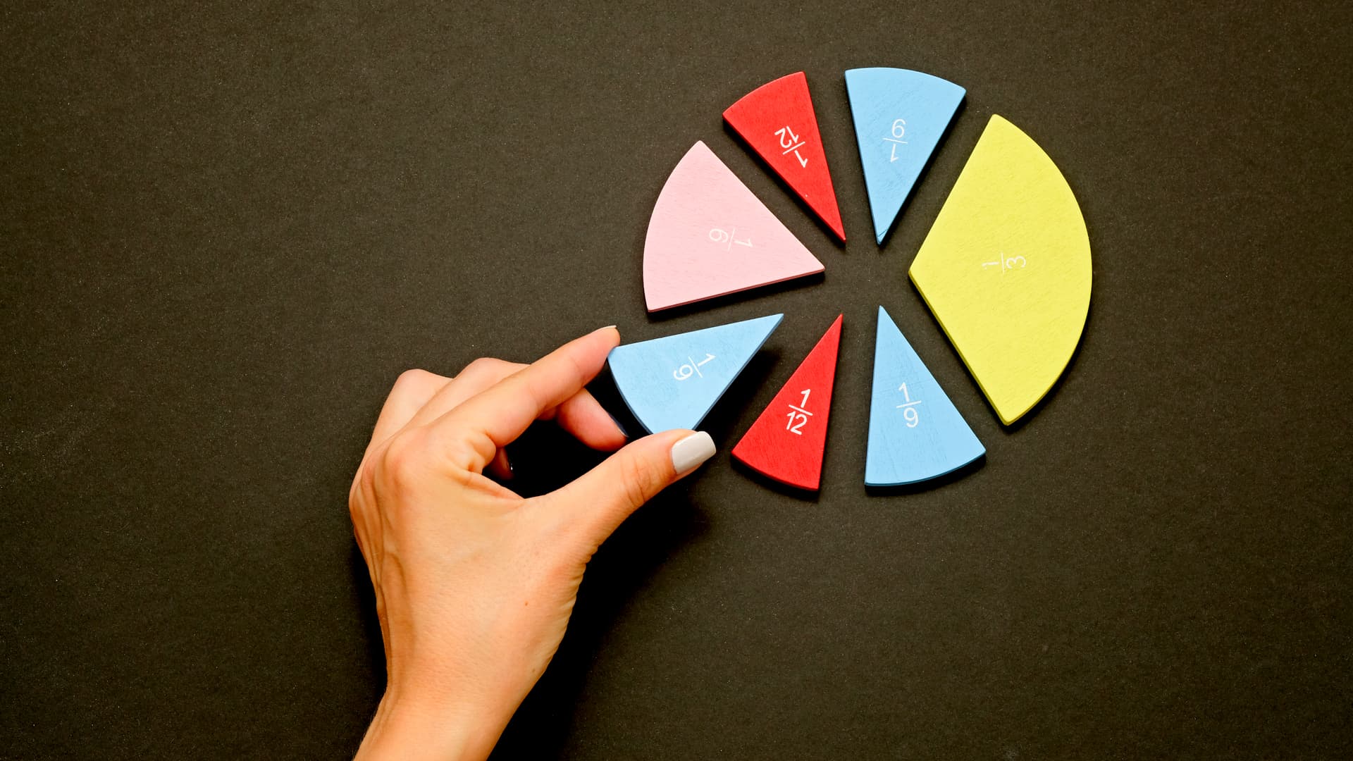 An image of a pie chart. Fractional property investments. New tax year investment insight